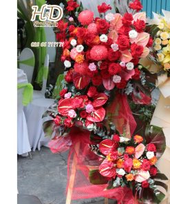 Kệ Hoa Khai Trương - D008