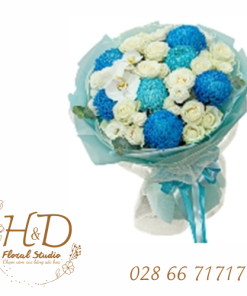 Bó Hoa Bầu Trời Trong Xanh - B016